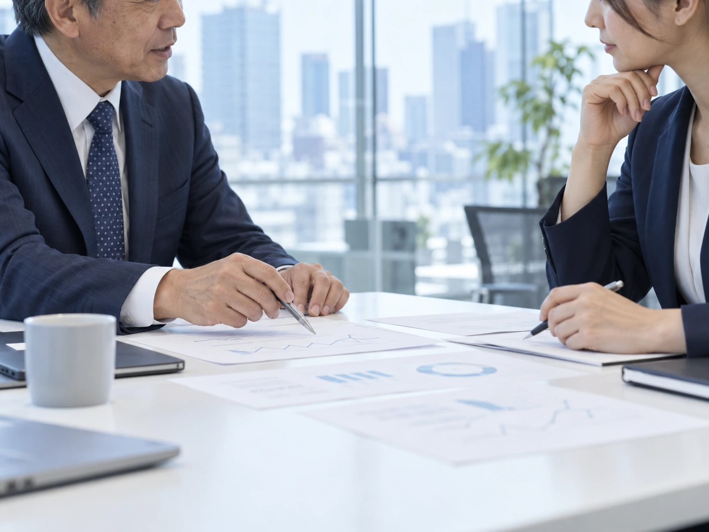 経営の相談場面のイメージ